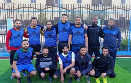 #لجنة_النشاط_الرياضي حوصلة مباريات دوري كورة القدم الخماسية الذي أنطلق منتصف الشهر الجارِ بين فرق إدارات ومراقبات الشركة في بنغازي _ الثلاثاء